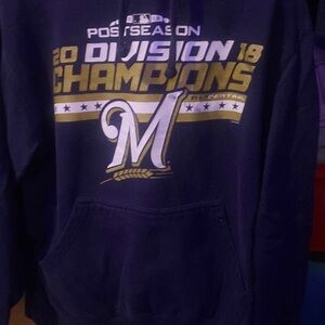 Navy Brewers hoodie